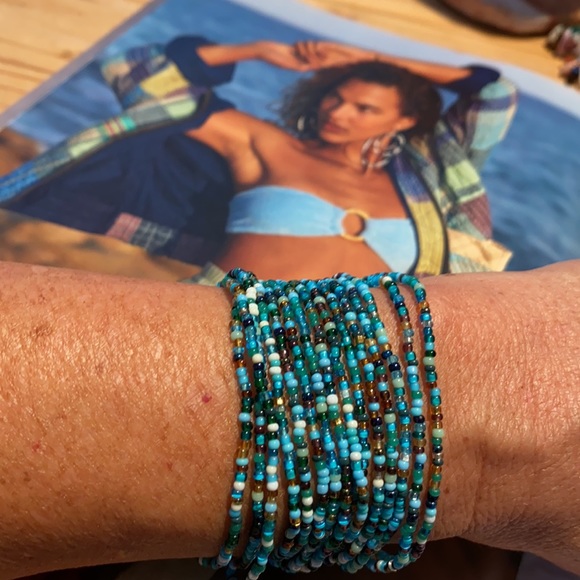 🌼✌️🌼 ‼️ BLUE SKY SEED BEED NECKLACES ‼️ - Picture 11 of 11